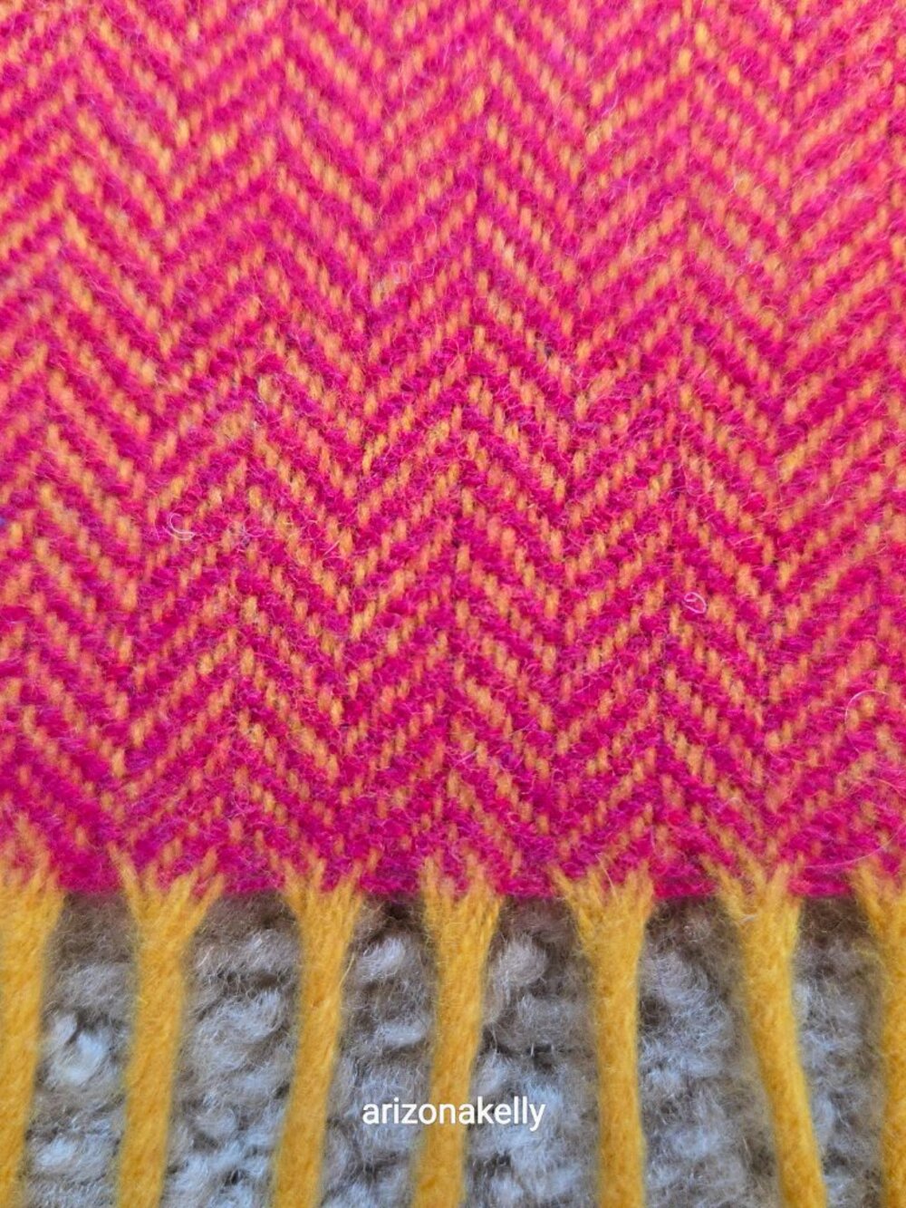 NWT Avoca Lambswool Throw Lap Blanket/Baby Wrap Multicolor Herringbone Ireland - Picture 6 of 11